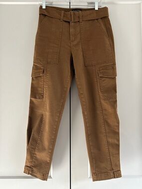 Banana Republic Brown Cargo Pants with Waist Belt